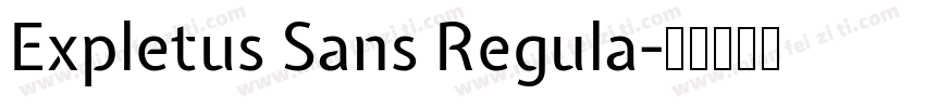 Expletus Sans Regula字体转换